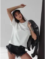 Dámské tričko 277075 ecru - Ola Voga Dámské tričko 277075 ecru - Ola Voga