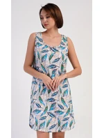 Dámská noční košile na ramínka Listy