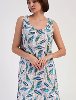 Dámská noční košile na ramínka Listy