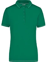 Daiber JN 568 Dámské žerzejové elastické polo 02.0568 irish green/white Daiber JN 568 Dámské žerzejové elastické polo 02.0568 irish green/white