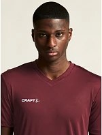 Craft Teamwear Squad Go Jersey Solid M Pánské sportovní tričko s výstřihem do V 82.5560 maroon Craft Teamwear Squad Go Jersey Solid M Pánské sportovní tričko s výstřihem do V 82.5560 maroon