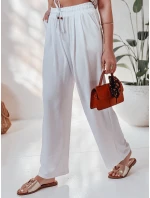 Dámské volnočasové kalhoty s širokými nohavicemi LOVETRIP white FashionStreet UY2640 Dámské volnočasové kalhoty s širokými nohavicemi LOVETRIP white FashionStreet UY2640