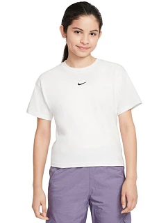 Dětské tričko Nike Sportswear bílé FZ5559 100