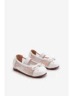 Dětské baletky S mašlí Bílé Jellema Dětské baletky S mašlí Bílé Jellema