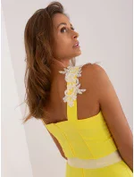 LK SK 506640 šaty.05P žlutá LK SK 506640 šaty.05P žlutá