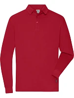 Daiber JN 1842 Pánské pracovní piqué polo s dlouhým rukávem 02.1842 red Daiber JN 1842 Pánské pracovní piqué polo s dlouhým rukávem 02.1842 red