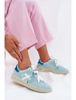 Nízké Dámské Sportovní Boty S Leopardím Vzorem Mint Zelevelis