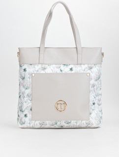 Monnari Bags Dámská kabelka s květinovým motivem Multi Beige