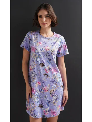 Dámská noční košile s krátkým rukávem Alžběta Dámská noční košile s krátkým rukávem Alžběta