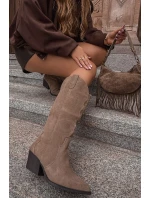 Kozačky na podpatku  model 222534 Step in style