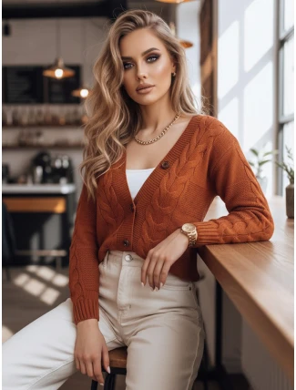 Dámský červený svetr NISTEL FashionStreet MY1684