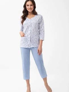 Pyžamo Luna 1305 7/8 2XL-3XL L26 rozepínací