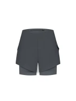 Rogelli dámské šortky 2v1 ESSENTIAL šedé XL