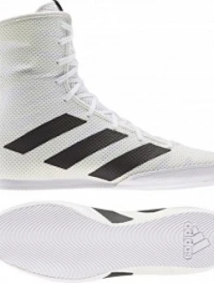 Boxerské boty adidas Box Hog Plus bílé