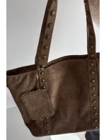 Dámská kabelka se zdobením Béžová Kynelle