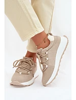 Kožené semišové dámské tenisky Bemela