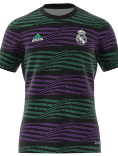 Pánské tričko Real Madrid Pre-Match Warm Up JSY M HT8799 černá vzor - Adidas