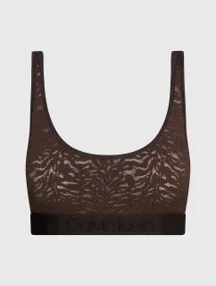 Dámská podprsenka 000QF7340E BKC tm. hnědá - Calvin Klein