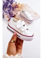 Dětské tenisky na suchý zip Bílý Bernie