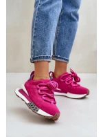 Dámské Zamszové Tenisky Na Platformě S Tlustým Šněrováním Fuchsie Artiker 55C0086 Dámské Zamszové Tenisky Na Platformě S Tlustým Šněrováním Fuchsie Artiker 55C0086