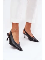 Lakované Lodičky S Odkrytým Patou Černé Emmizola Lakované Lodičky S Odkrytým Patou Černé Emmizola