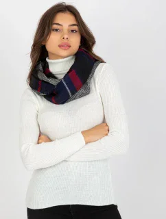 Tunelová šála AT KM 1402.20 tmavě modrá červená