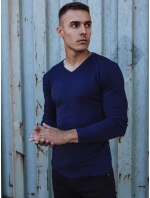 Pánský modrý svetr FashionStreet WX1915 Pánský modrý svetr FashionStreet WX1915