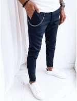 Pánské tmavě modré kalhoty pro volný čas FashionStreet UX4010