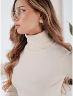 Dámský svetr s rolákem VANORIA cream FashionStreet MY2487