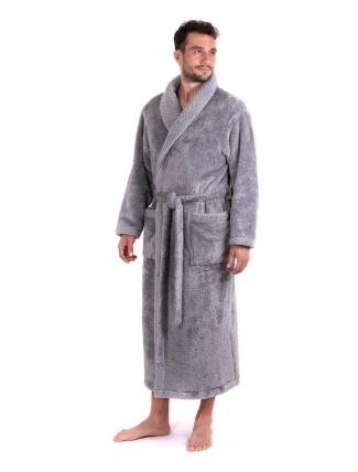 Pánský župan Alta 2143 ultimate grey - Vestis Pánský župan Alta 2143 ultimate grey - Vestis