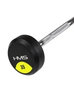 Činka/pevná pogumovaná zlomená činka 35 kg HMS GSL35