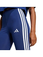 Dámské legíny adidas Essentials 3-Stripes Cotton tmavě modré JE0067 Dámské legíny adidas Essentials 3-Stripes Cotton tmavě modré JE0067