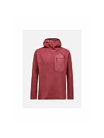 Pánská mikina PEAK PERFORMANCE M Freelight Polartec Alpha Hood, červená barva Pánská mikina PEAK PERFORMANCE M Freelight Polartec Alpha Hood, červená barva