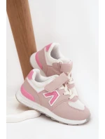 Dětské sportovní tenisky na suchý zip růžové Galisse