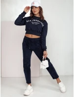 Dámské manšestrové kalhoty VELVITO námořnická modrá FashionStreet UY2288 Dámské manšestrové kalhoty VELVITO námořnická modrá FashionStreet UY2288