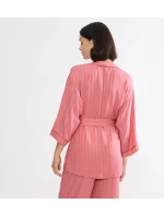 Amourette Jacquard Robe Top - RED - TRIUMPH RED - TRIUMPH Amourette Jacquard Robe Top - RED - TRIUMPH RED - TRIUMPH