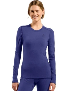 Odlo BL TOP spodní prádlo s dlouhým rukávem l/s MERINO 200 velikost S Blue