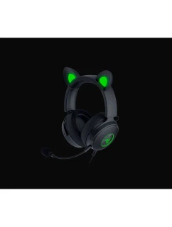 Razer Drátová, Do uší, Černá, Herní náhlavní souprava, Kraken V2 Pro, Kitty Edition