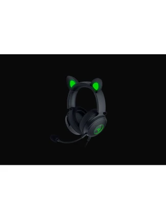 Razer Drátová, Do uší, Černá, Herní náhlavní souprava, Kraken V2 Pro, Kitty Edition