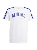 Dětské tričko adidas Codes Collegiate Graphic bílé JI6674