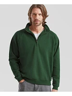 Fruit of the Loom Premium Zip Neck Sweat Mikina s 1/4 zipem 16.2032 bottle green