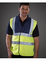 Yoko HVW 100 Hi-Vis bezpečnostní vesta 79.W100 hi vis orange/hi vis yellow