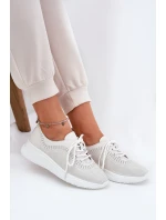Dámské Kožené Sportovní Boty Vinceza 79532 Bílé