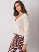 Dámský svetr D90031J90792A2 béžový Dámský svetr D90031J90792A2 béžový