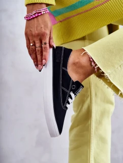 Dámské látkové tenisky Big Star KK274019 Černá