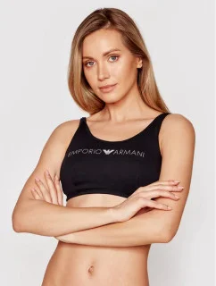 Bralette sportovní podprsenka 164403 1P227 00020 černá - Emporio Armani