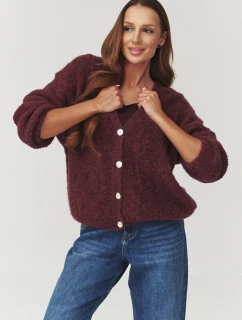 Svetr na zapínání  model 219738 Makadamia