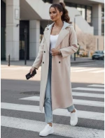 MODVENTURE dámský oversize kabát s kapucí béžový FashionStreet NY0721 MODVENTURE dámský oversize kabát s kapucí béžový FashionStreet NY0721