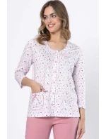 Leveza pyžamo 1636 Dobrusia 3/4 M-2XL rozepínací Leveza pyžamo 1636 Dobrusia 3/4 M-2XL rozepínací