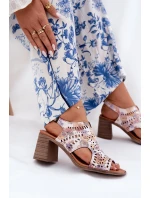 Dámské Sandály S Vzory Na Podpatku Multikolor Tosine Dámské Sandály S Vzory Na Podpatku Multikolor Tosine